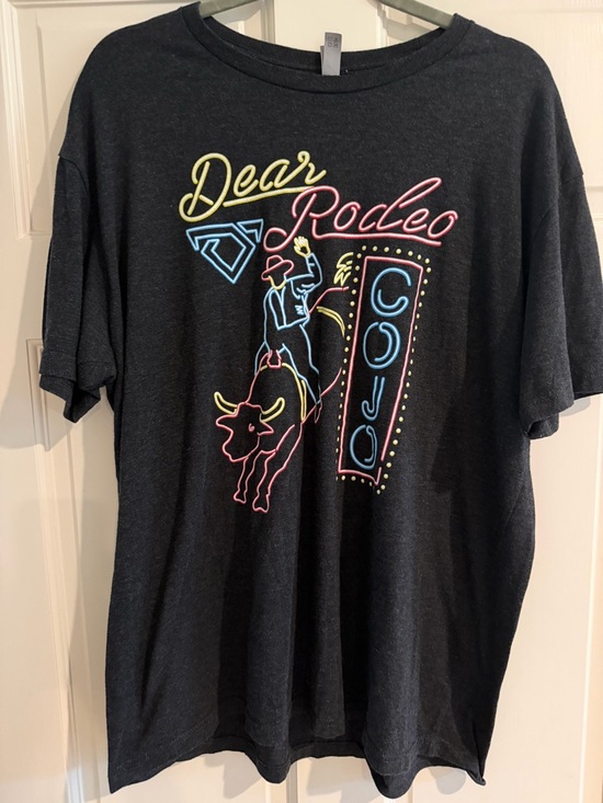 Other - CODY JOHNSN XL Dear Rodeo Neon Graphic T-Shirt - Black